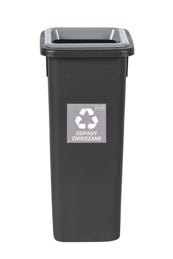 Kosz na Śmieci FIT BIN 20L Szary Zmieszane / Plafor