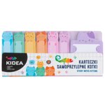 Zakładki Indeksujące 60x15 6kol Kotki + Notes /Kidea