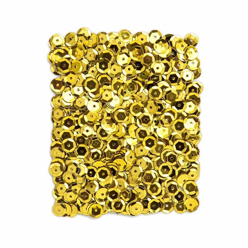 Cekiny Metalizowane 15g 9mm  [DPCE-069]  Złote / DpCraft
