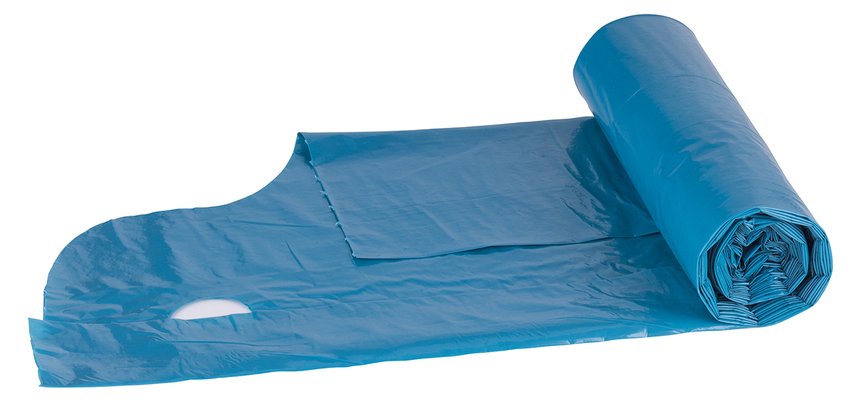 Worki na śmieci DONAU ECO z uchwytami Knoties 35l 20 szt., niebieskie