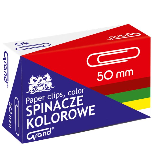 Spinacz KOLOR R-50 &#8211 50 szt GRAND