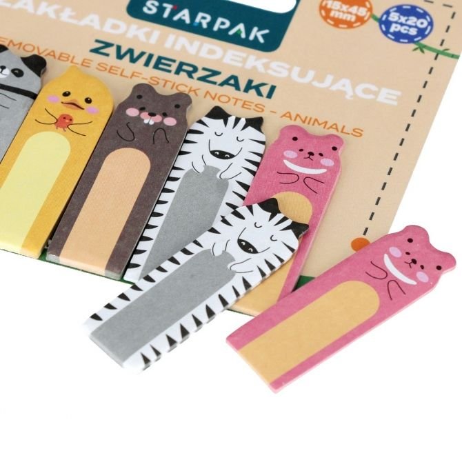 ZAKLADKA IND ANIMAL 5X20K MIX STK B/C 48/96