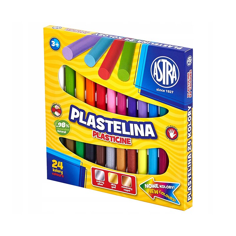 Plastelina 24 kol.  / Astra 303110001