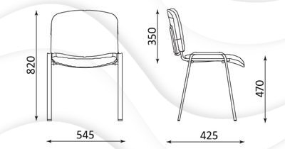 Krzesło Nowy Styl ISO Black C-14