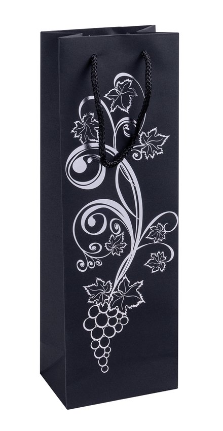 Torebka na alkohol DONAU HOME laminowana 12x355x8cm całoroczna sznurek mix wzorów
