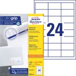 Etykiety Samoprzylepne Avery 64.6x33.8 24/A4 A'200 Białe No.3658-200