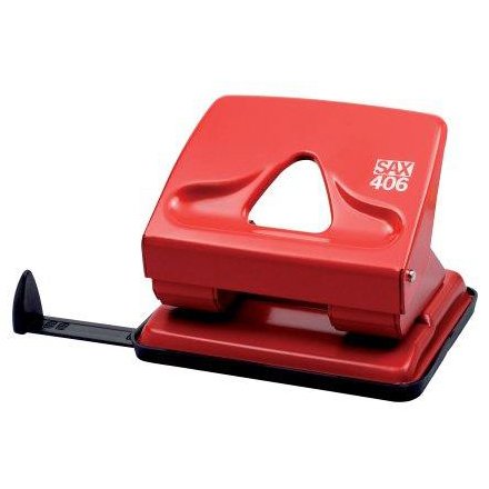 Dziurkacz Sax 406 30k Czerwony