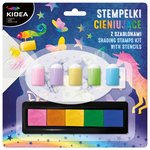 Stempelki Cieniujące z Szablonami /Kidea
