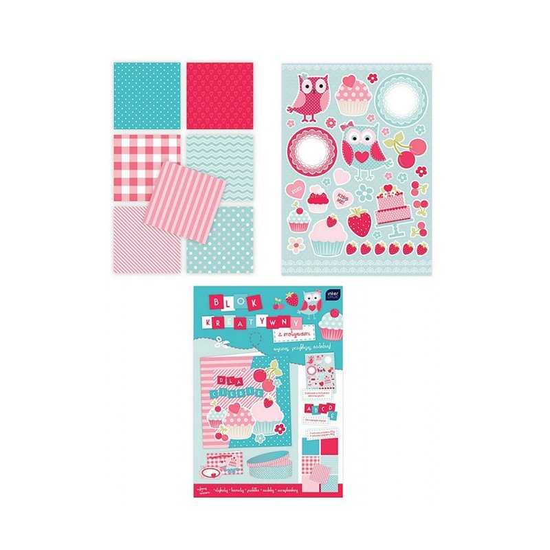 Blok Kreatywny A4 Z Motywami Pastel /Interdruk