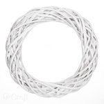 Wianek Wiklinowy 36cm Biały [DPDN-030] /DpCraft