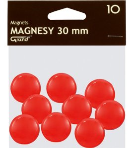 Magnes 30mm GRAND czerwony