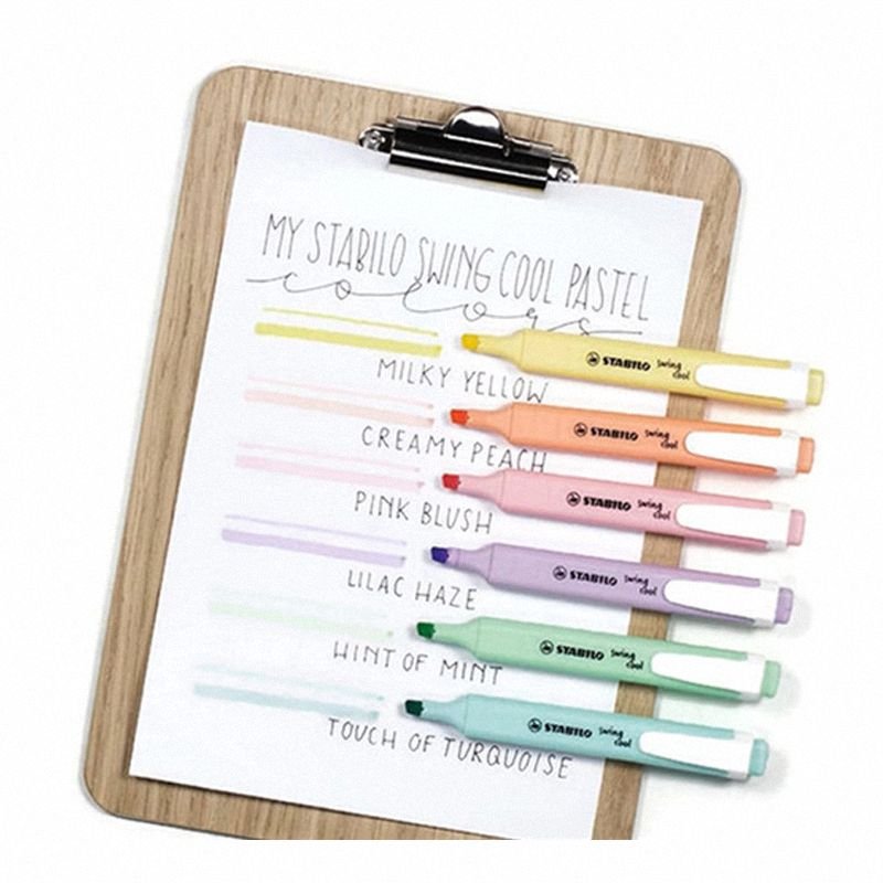Zakreślacze Stabilo Swing Cool Pastel Etui 6 Szt. 275/6-08