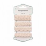 Koronki Bawełniane 4x1m  [DPKB-004]  Antique Beige / DpCraft