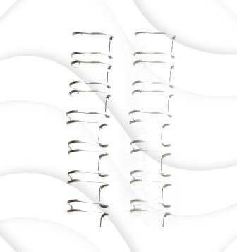 Grzbiety Drutowe O.Wire Opus A'100 12,7mm Białe