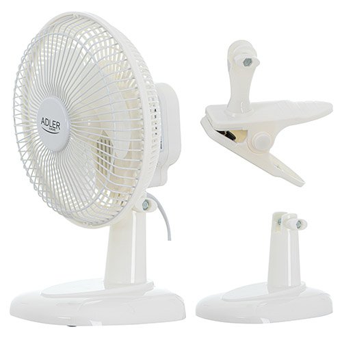 Wentylator 15 cm z klipsem + podstawa Adler AD 7317