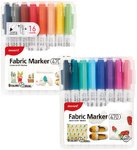 Markery do tkanin Fabric Marker 470 Set A 15 kol. + kontur MonAmi (2050005525)