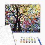 Malowanie po numerach BRUSHME 40x50 cm drzewo szczęścia 1 szt., w pudełku