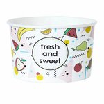 Pojemnik Miska na Lody 245ml A'25 Nadruk Fresh and Sweet