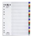 Przekładki do Segregatorów Czyste (20) Strona Tytułowa PP A4 Poszerzane Mix Kolorów /Durable 675927