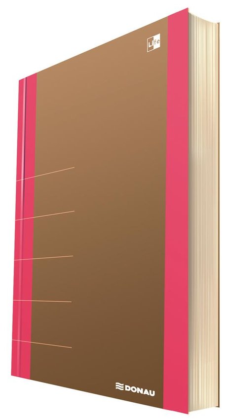 Notatnik Donau Life Organizer 165X230mm 80 Kart. Różowy