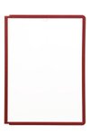 Panel Informacyjny Sherpa A4 Czerwony /Durable 560603