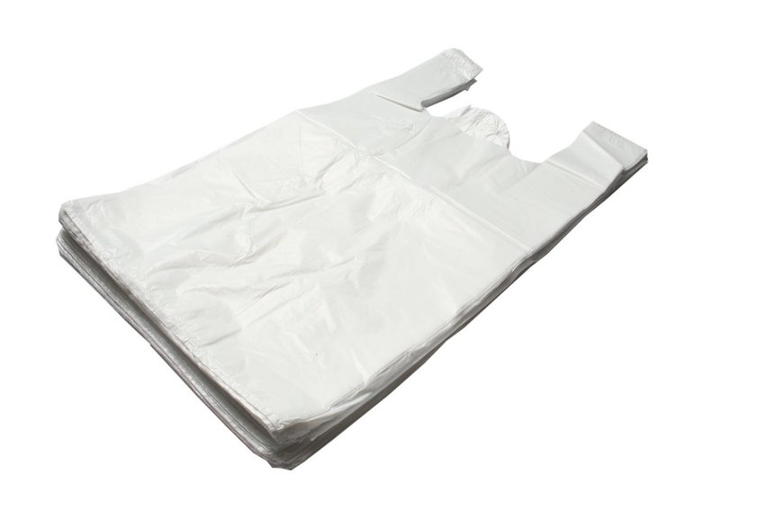 Reklamówka HDPE 5kg (25x45) Mocniejsza Biała (Poniżej 15mic) /B