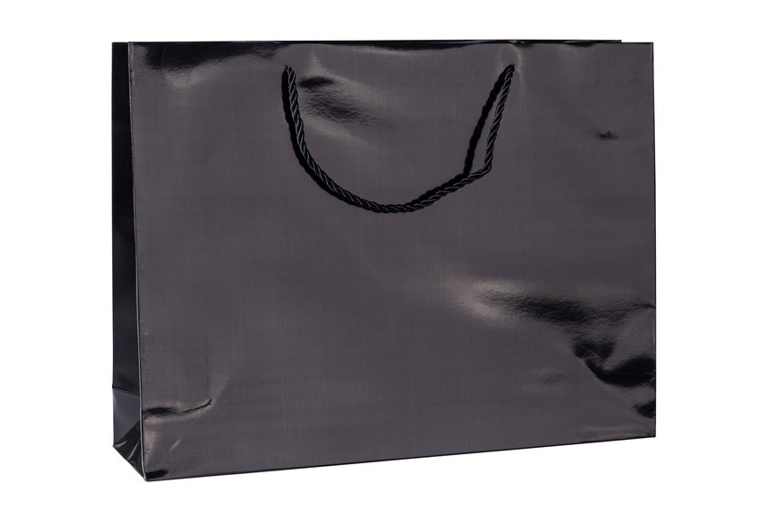 Torebka na prezenty DONAU HOME laminowana 40x30x10cm całoroczna z rączką mix kolorów