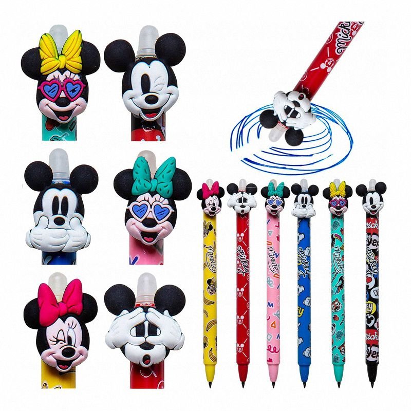 Długopis Aut. Ścieralny Mickey/Minnie 0.5 Niebieski