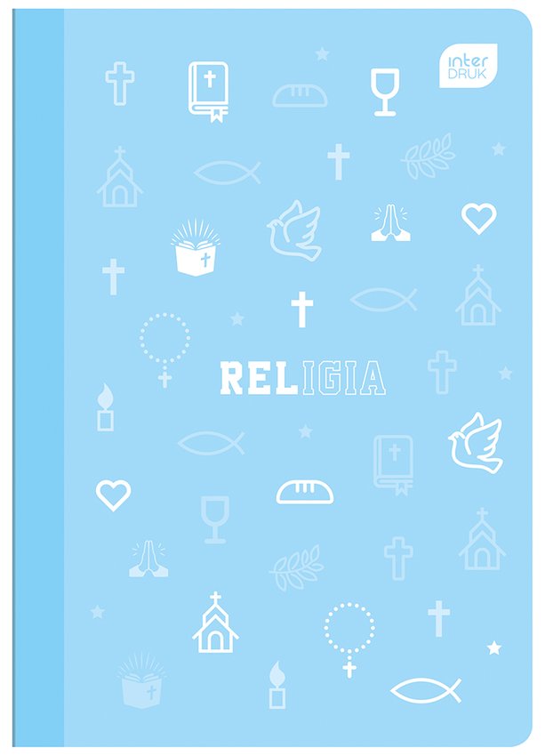 Zeszyt A5 60k Kratka 70g Tematyczny Religia PP/Interdruk