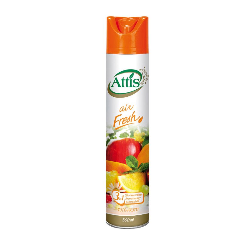Attis Odświeżacz Powietrza Spray 300ml Tutti-Frutti