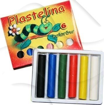 Plastelina 6 kol. /Mar-Plast