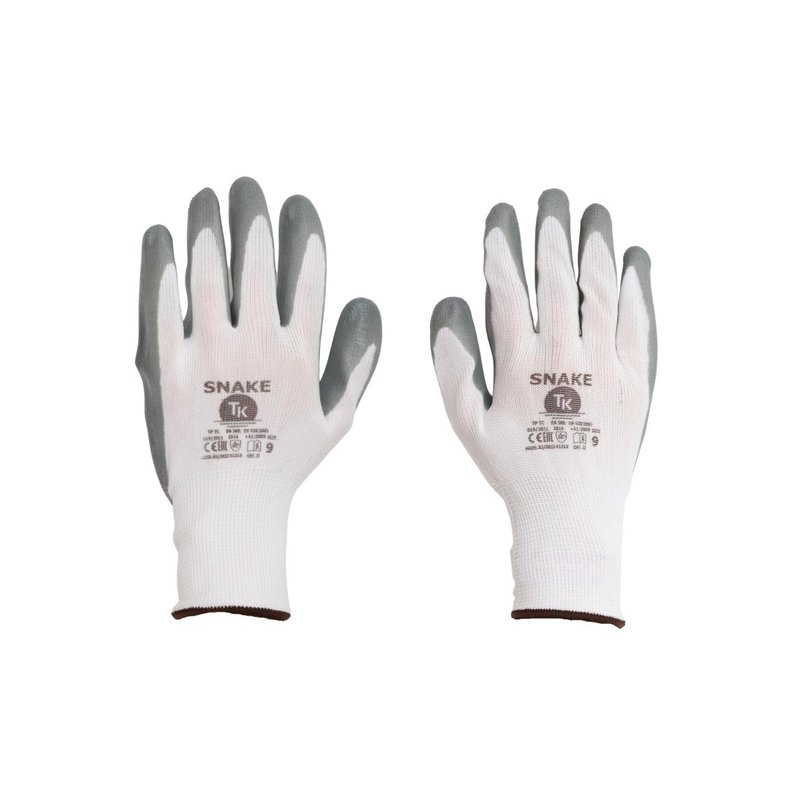 Rękawice TK Snake Rozm. 9 Białe   /TK GLOVES