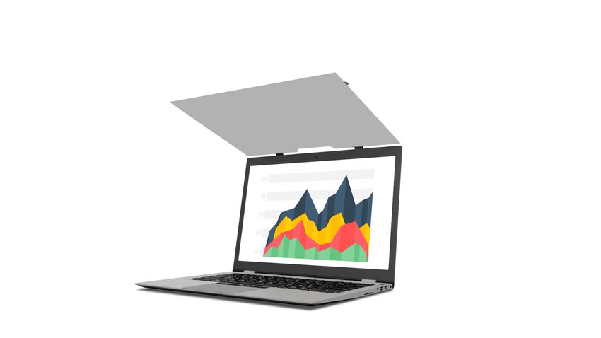 Filtr prywatyzujący 3M™ (PF15.6W), do monitorów 16:9 przekątna 396mm 345x194mm czarny