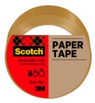 Taśma pakowa SCOTCH® Mailing papierowa 50mm x50m 1szt., brązowa