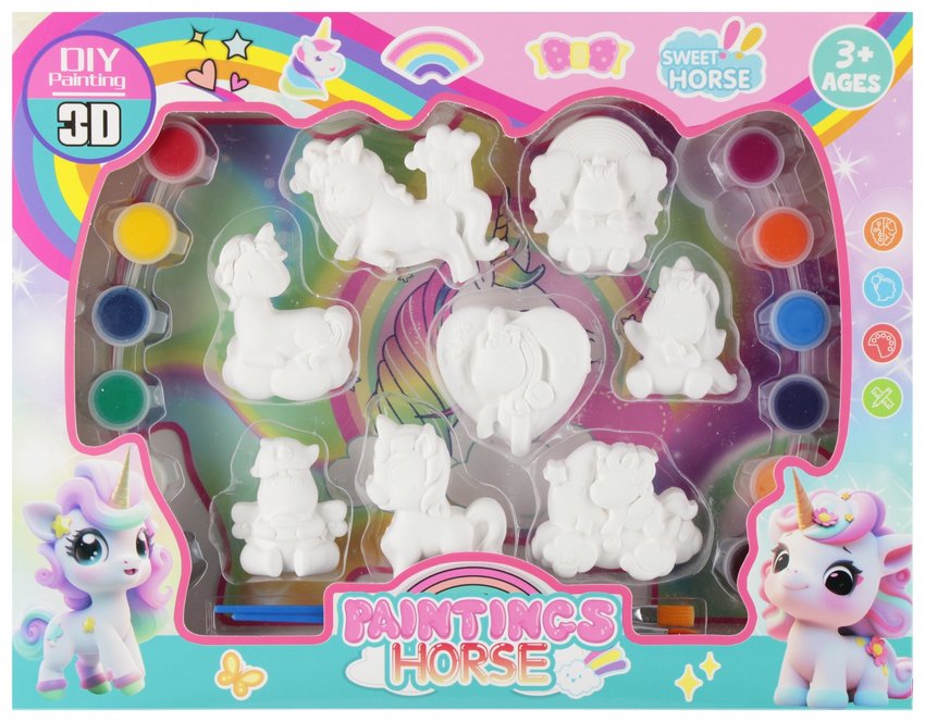 Zestaw Do Malowania 3D Jednorożce /Mega Creative