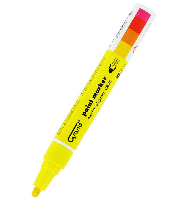 Marker olejowy GRAND GR-25 żółty