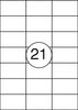 Etykiety Samoprzylepne 63,5x38,1mm  /Office Products