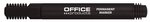 Marker Permanentny Office Products Okrągły 1-3mm (Linia) Czarny Okrągły