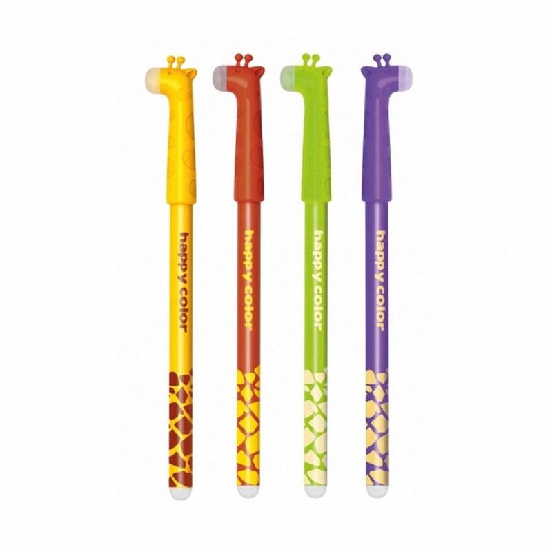 Długopis Ścieralny Happy Color "Żyrafy" 0.5 Niebieski