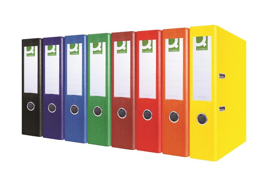 Segregator Q-Connect Hero PP A4/75mm Zielony