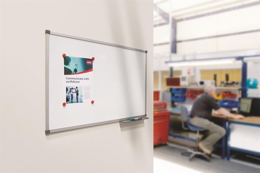 Tablica Suchoś. -Magn. Nobo Classic 180X90Cm Stal Lakierowana Rama Alu.