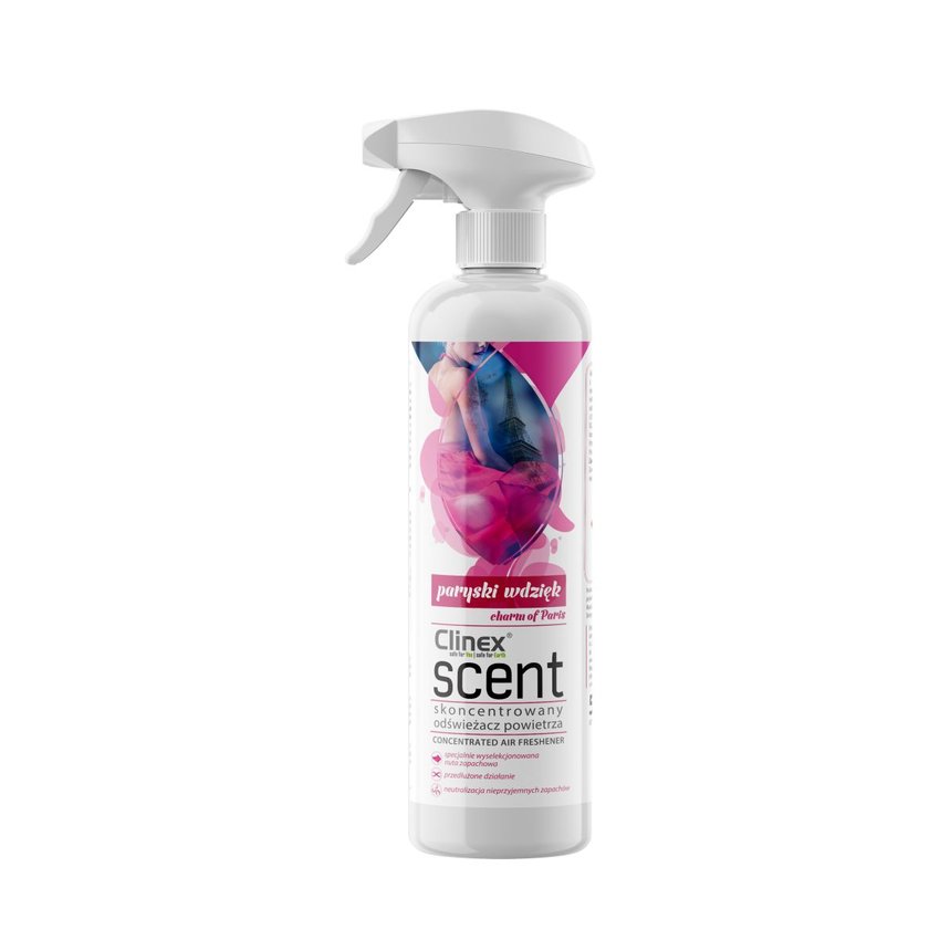 Odświeżacz powietrza Clinex Scent Paryski Wdzięk koncentrat 500ml