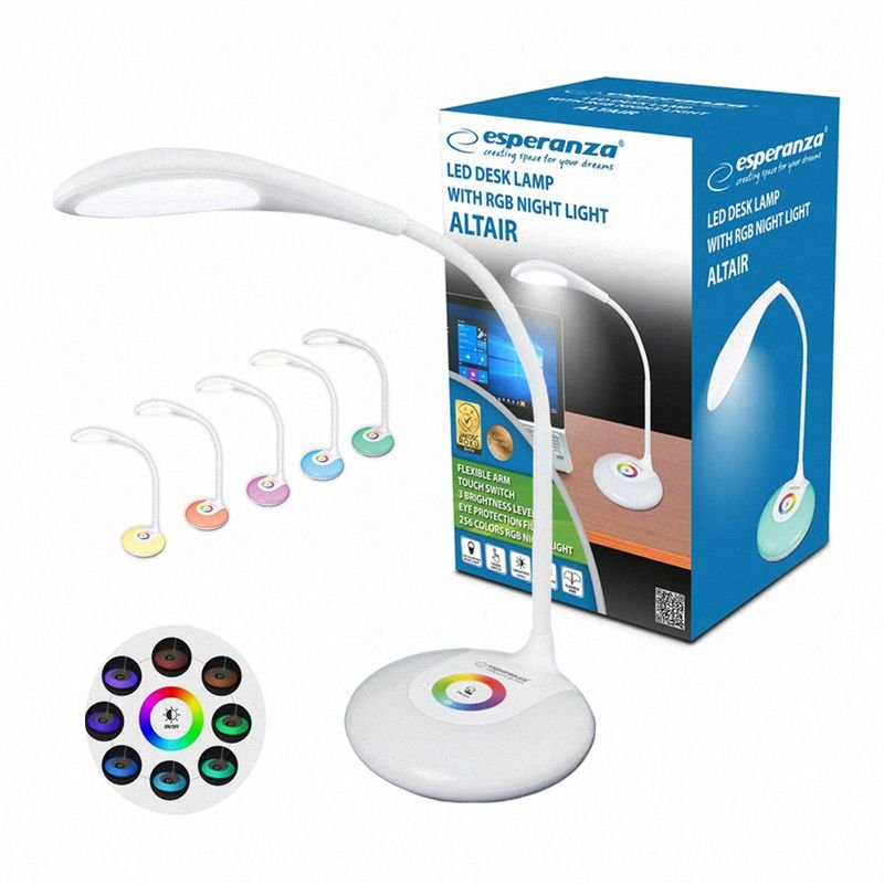 Lampka Led na Biurko 256 Kol Rgb Altair Esperanza