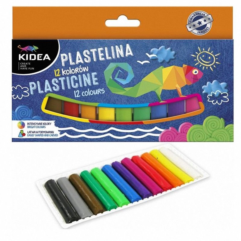 Plastelina 12kol. /Kidea