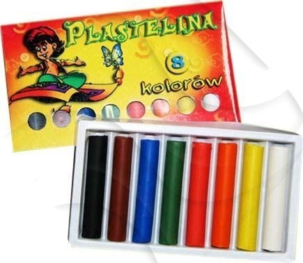 Plastelina 8 kol. /Mar-Plast