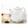 Czajnik Elektryczny Ceramiczny Alamere 1.2L Kwiaty Biały /Esperanza