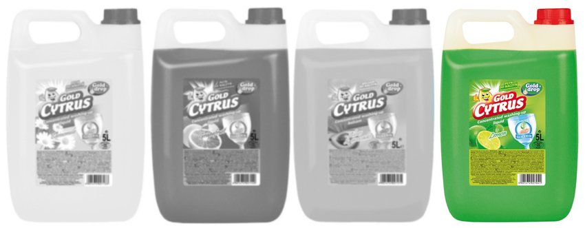 Gold Cytrus Płyn do Mycia Naczyń 5L Lemon Zielony