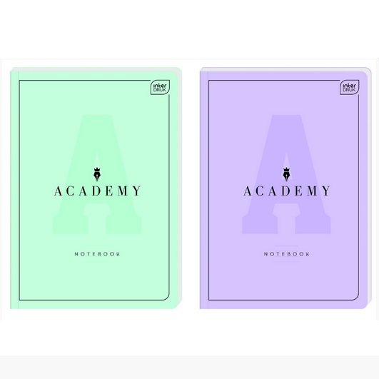 Brulion A4 96= M 90g ACADEMY PASTEL