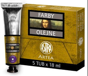 Farba Olejna 18ml Tubka Ultramaryna Fioletowa /Astra