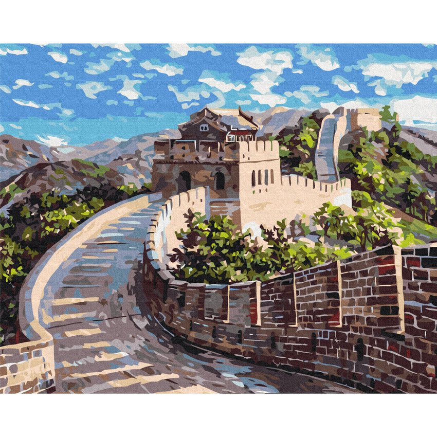 Malowanie po numerach BRUSHME 40x50 cm Wielki Mur Chiński 1 szt.